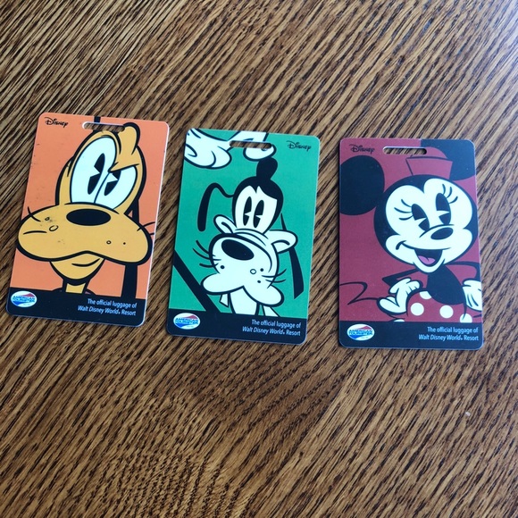 disneyland luggage tags